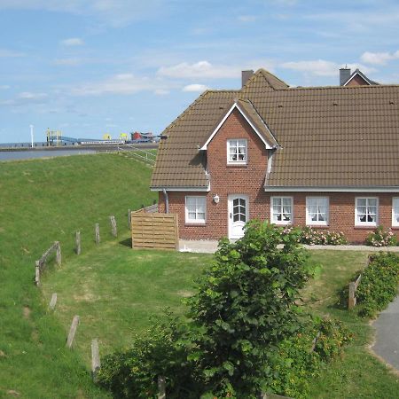 Direkt Am Deich - Ferienwohnung Amrum Im Gaestehaus Am Badedeich Dagebüll Buitenkant foto
