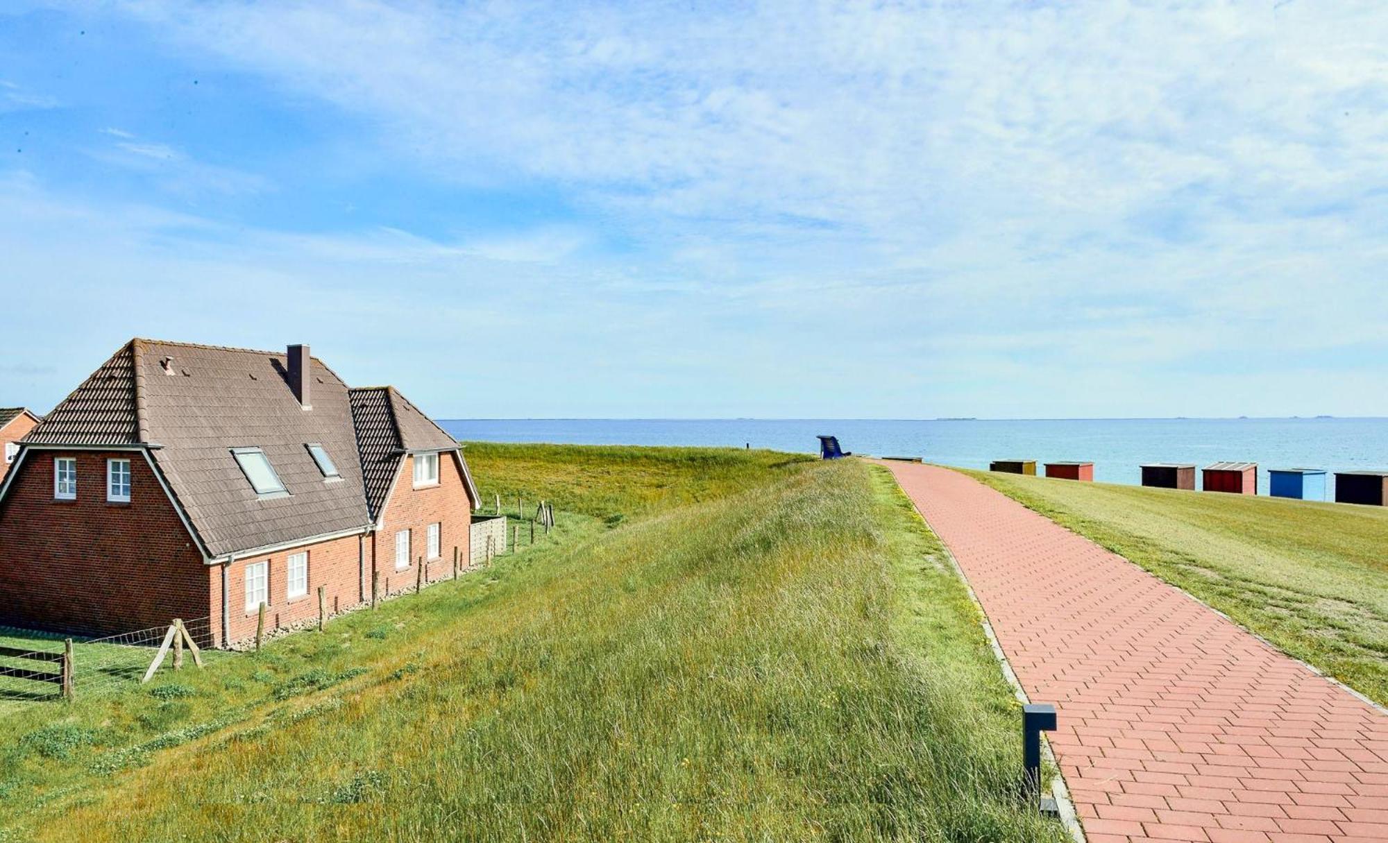 Direkt Am Deich - Ferienwohnung Amrum Im Gaestehaus Am Badedeich Dagebüll Buitenkant foto